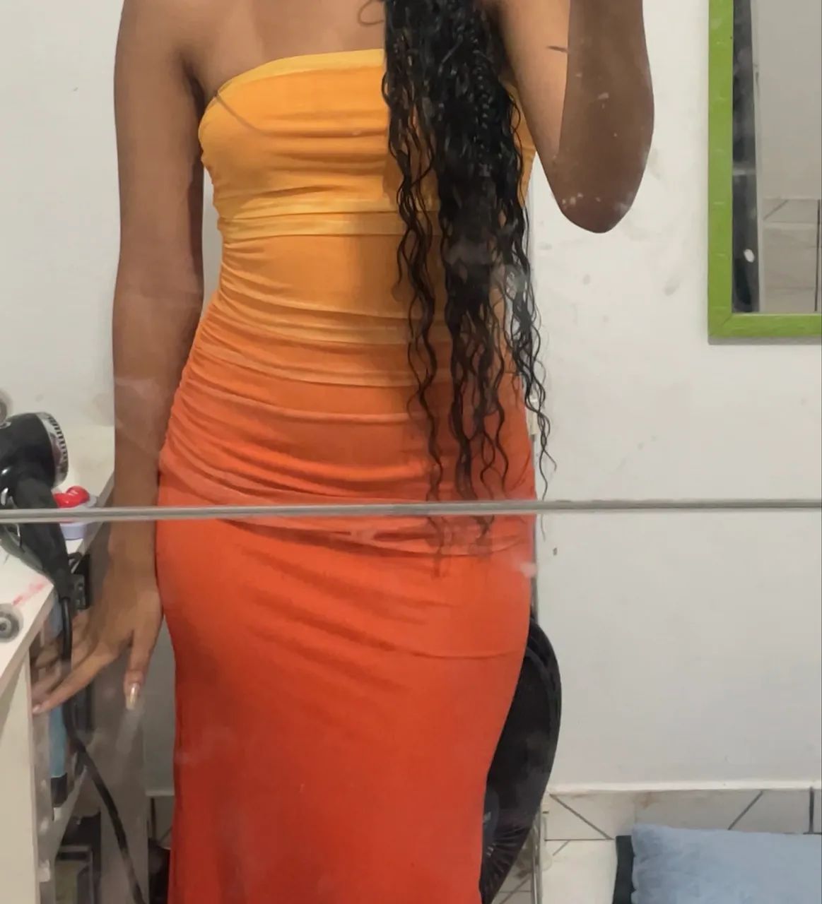 Vestido Shein Degrade Laranja - Foto 2