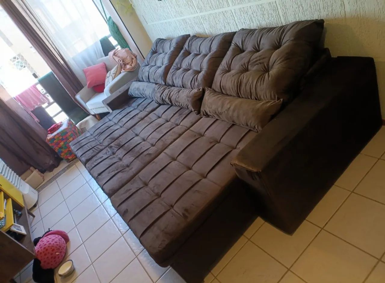 Sofá Retrátil reclinável 2,90 cm D33 top  - Foto 2