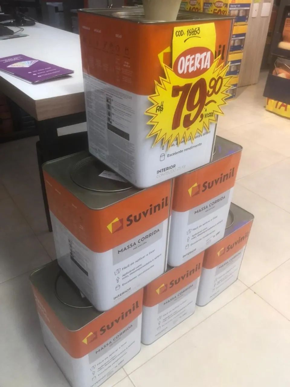 Massa Corrida Suvinil R$ 79,90