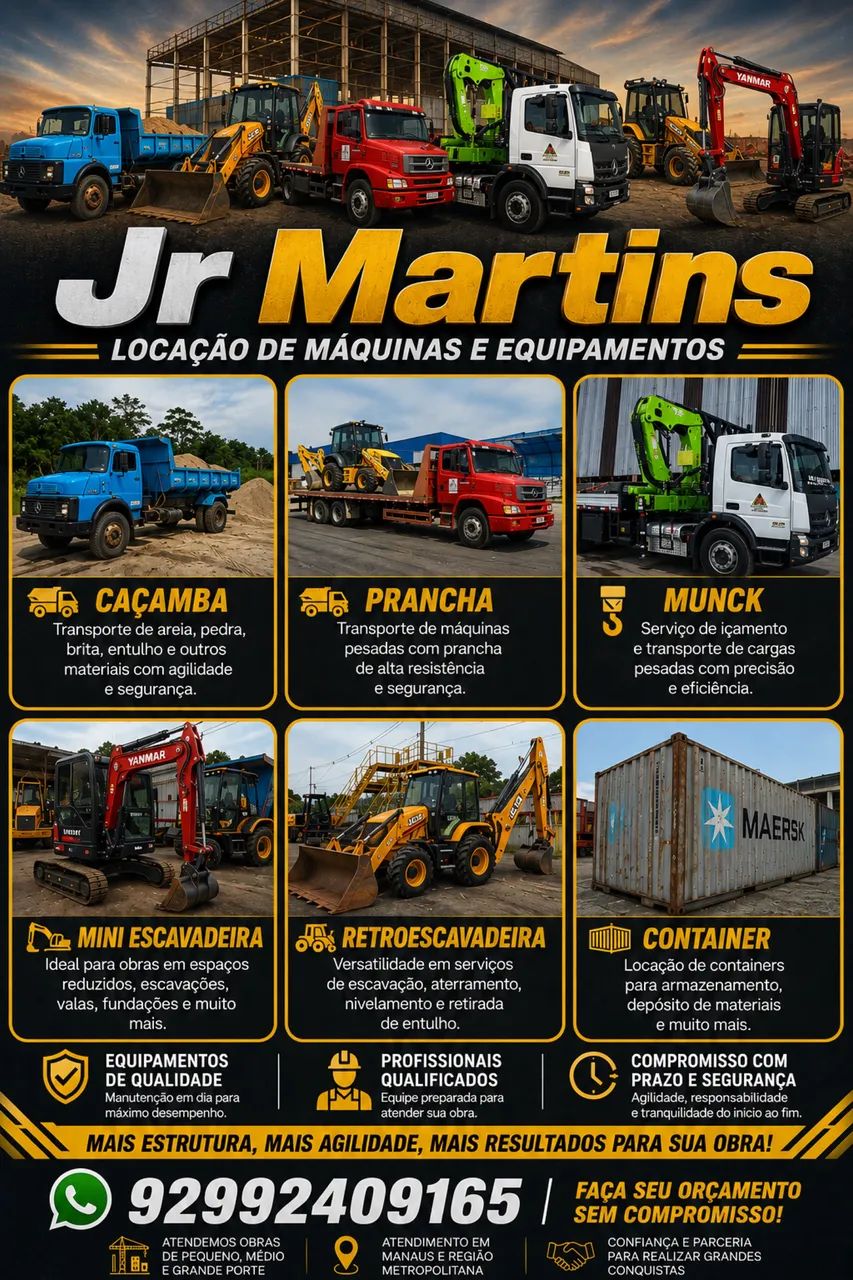 Locações de Equipamentos 