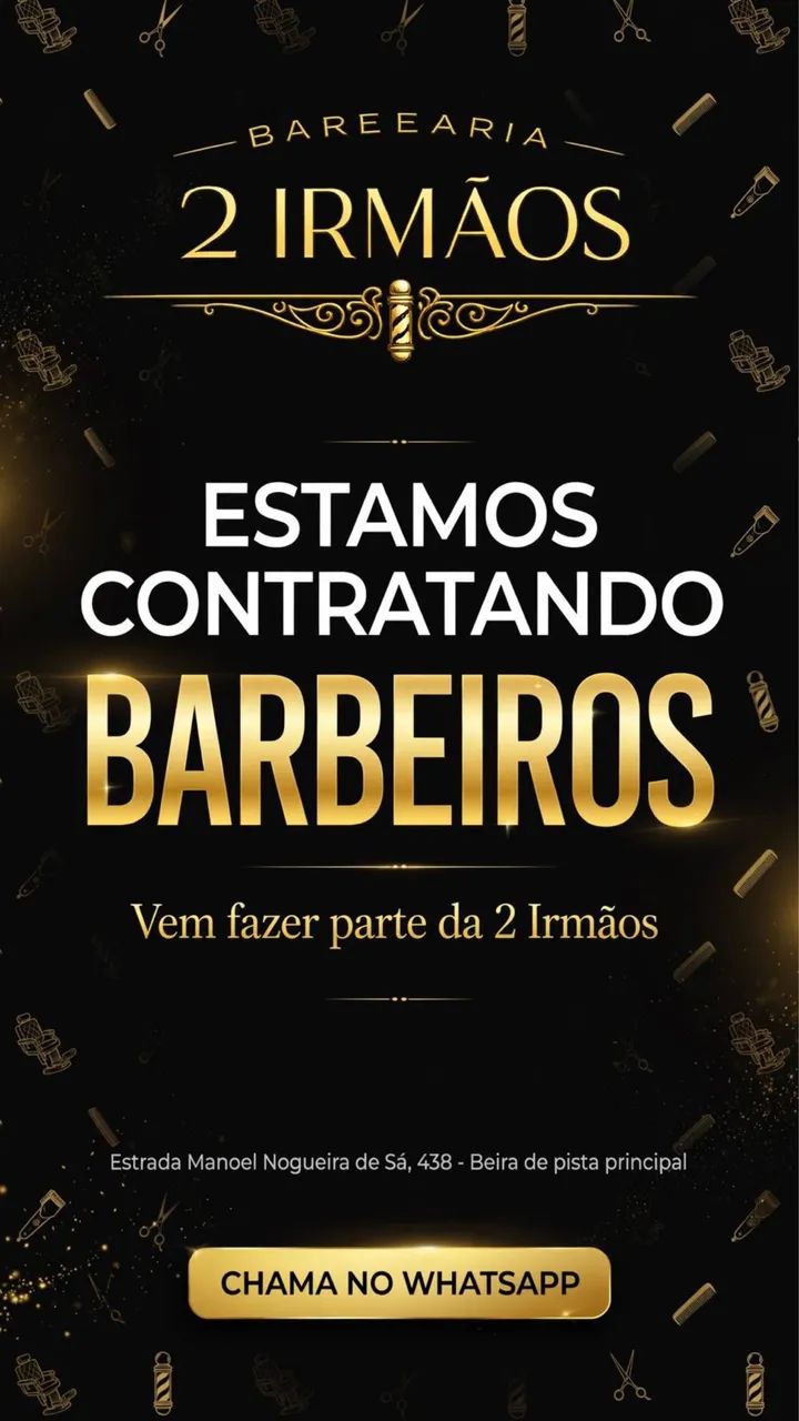 contratação de barbeiros 