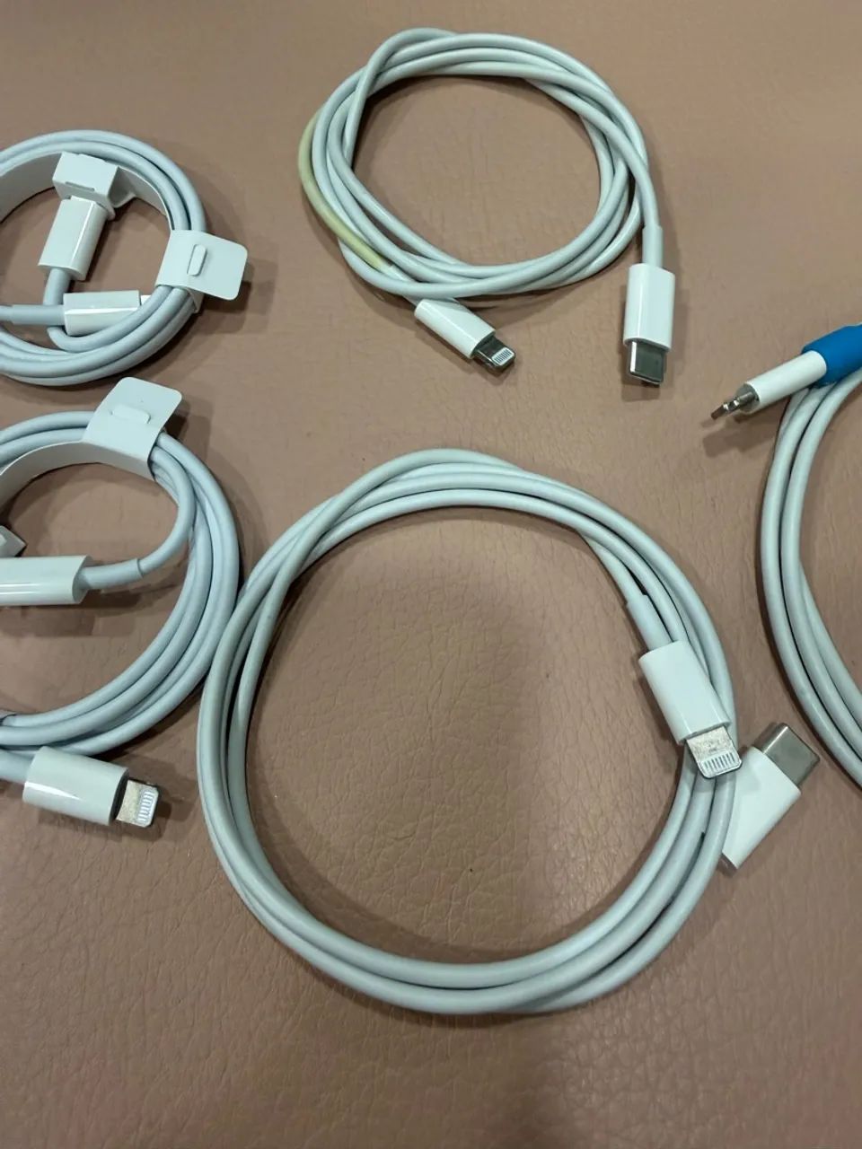 Pacote de 5 cabos original Apple USB-C