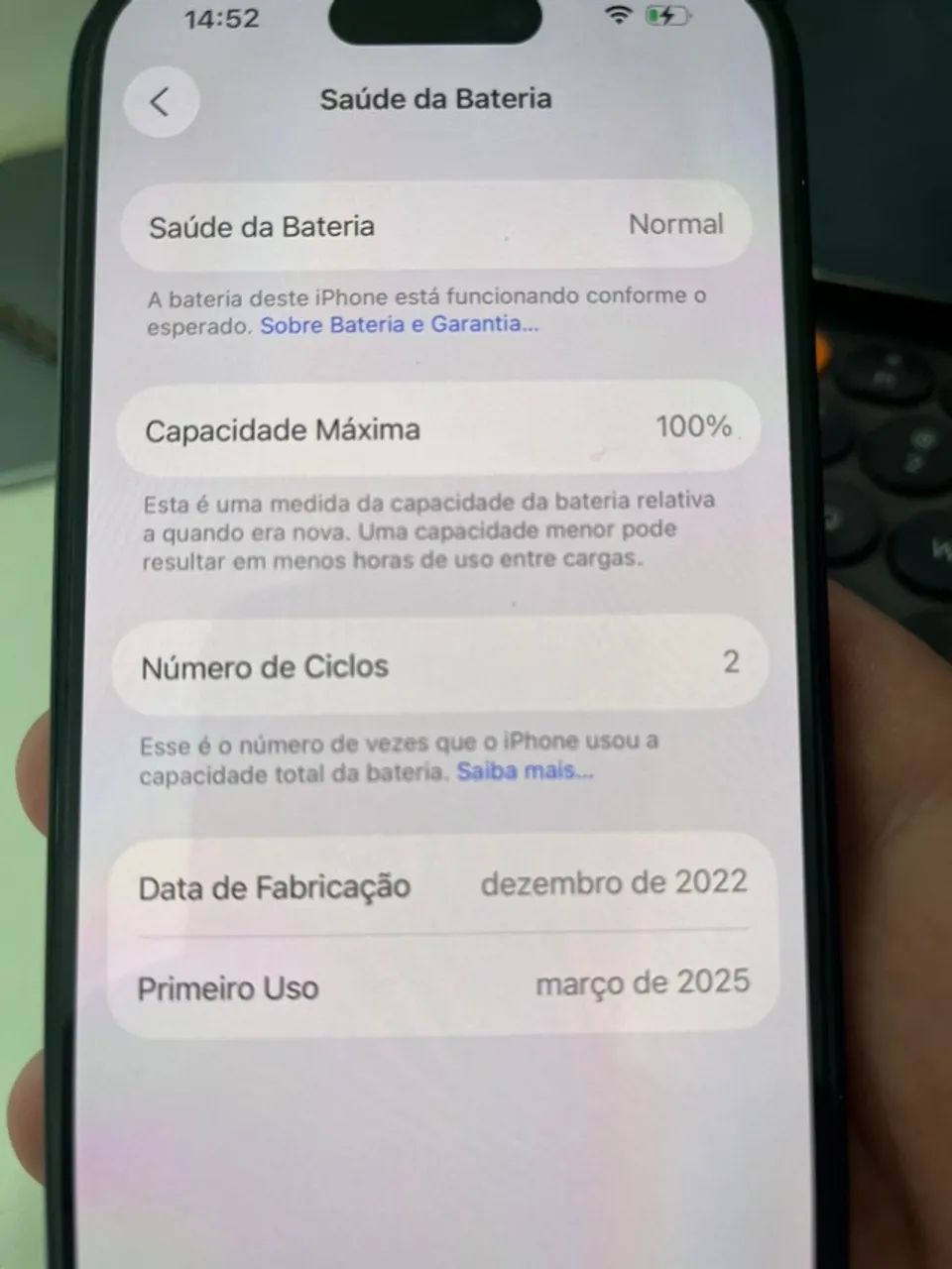  iPhone 15 256GB Preto - Foto 2