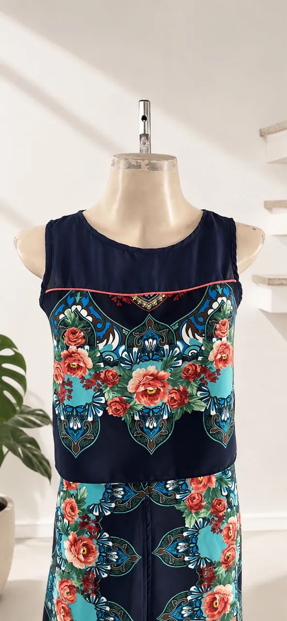 ANTIX conjunto saia e blusa perfeito 