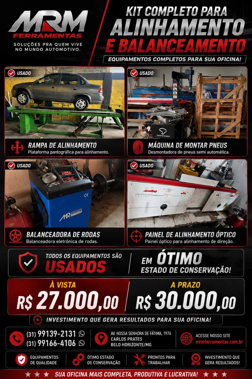 Ferramentas para alinhamento 