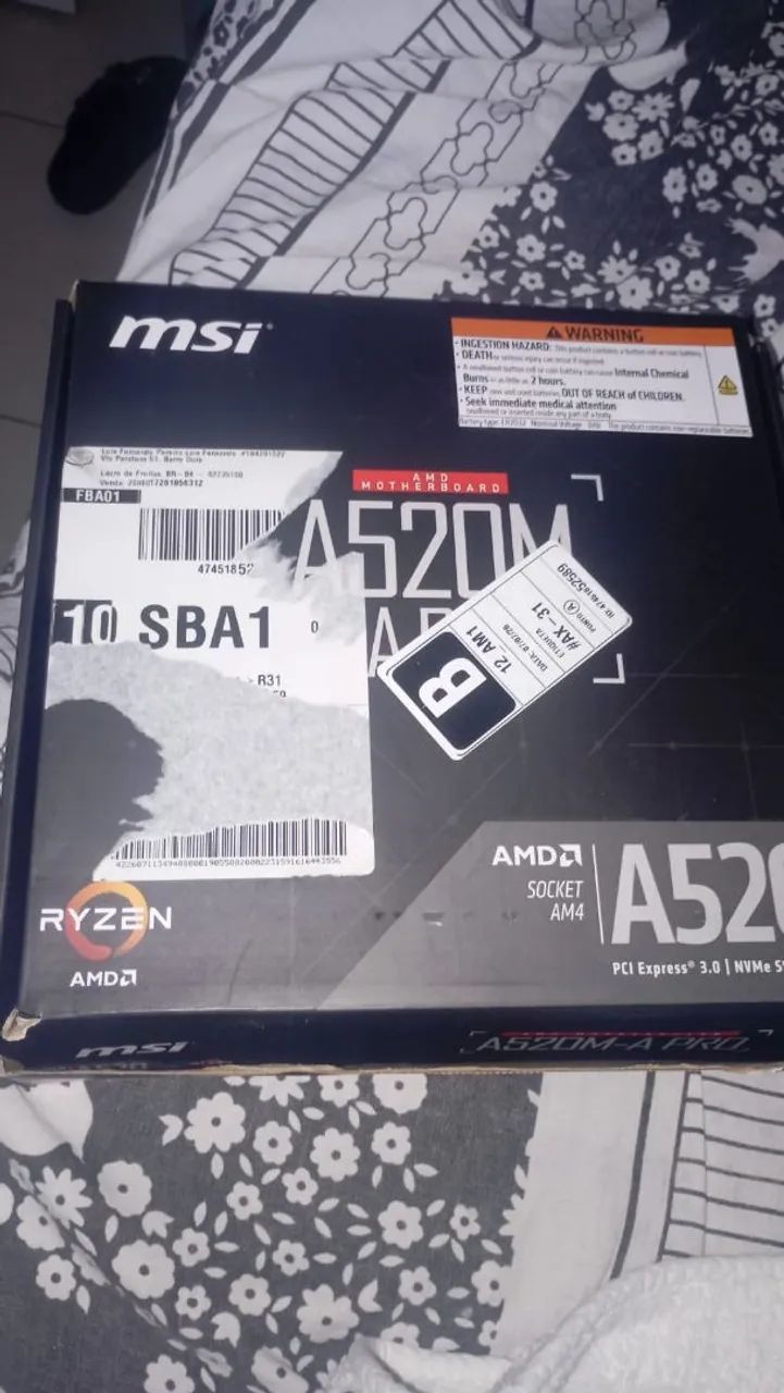 PLACA MÃE A520M-a PRO MSI