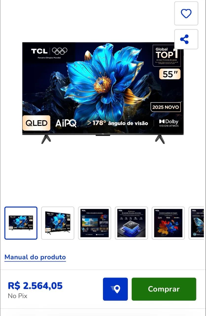 TV 55 TCL QLED