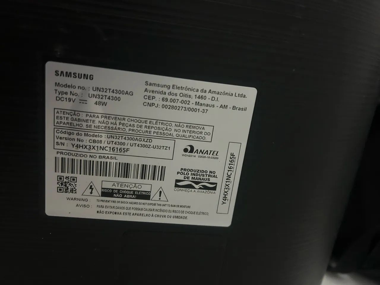 SmarTv Samsung 32 Polegadas ( tela queimada) - Foto 2