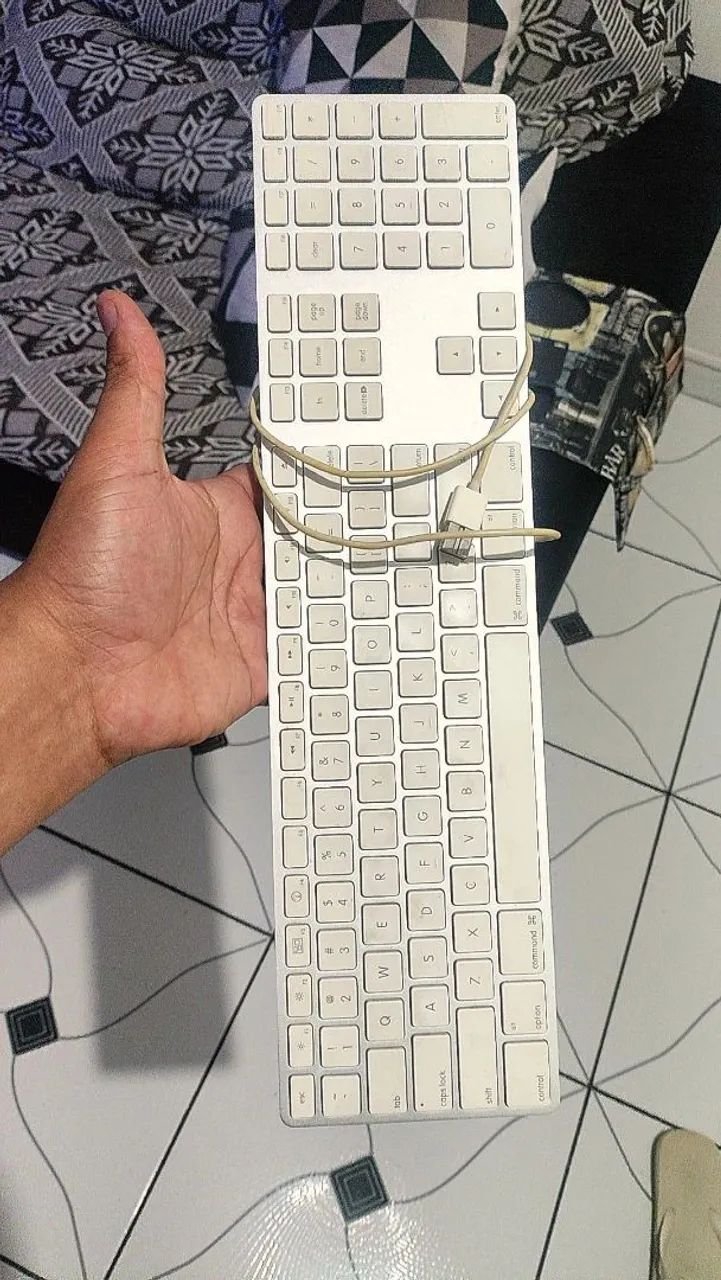 Teclado Apple white