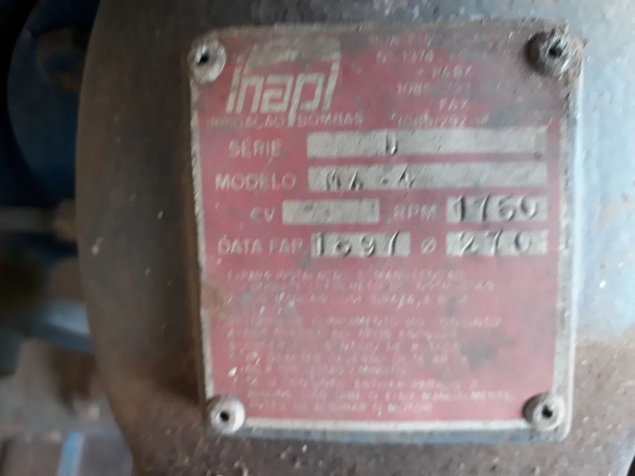 CONJUNTO DE IRRIGAÇÃO MOTOR E BOMBA - Foto 3