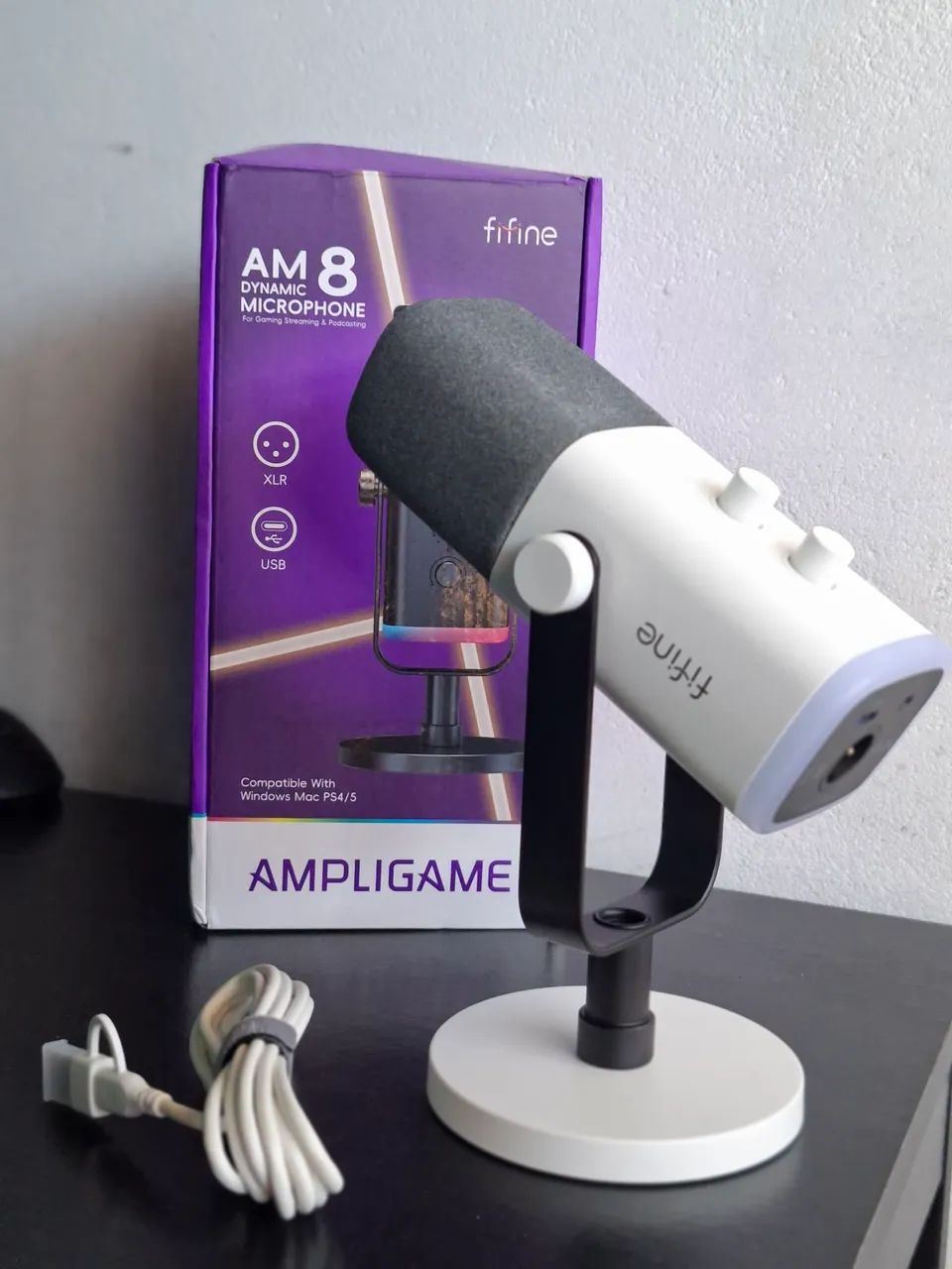 Microfone Fifine AM8 - Branco