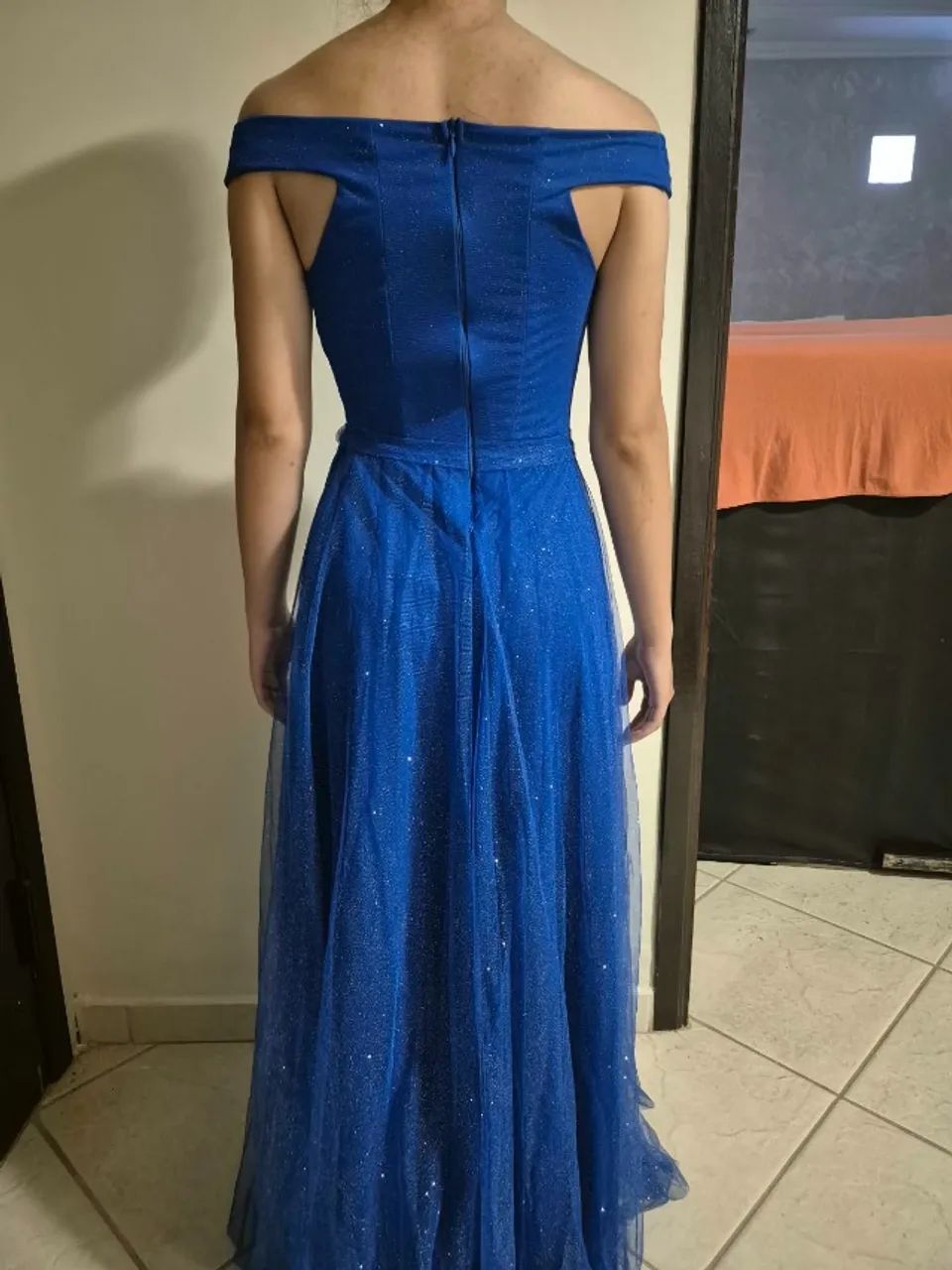 Vestido de Festa Azul Royal - Foto 3