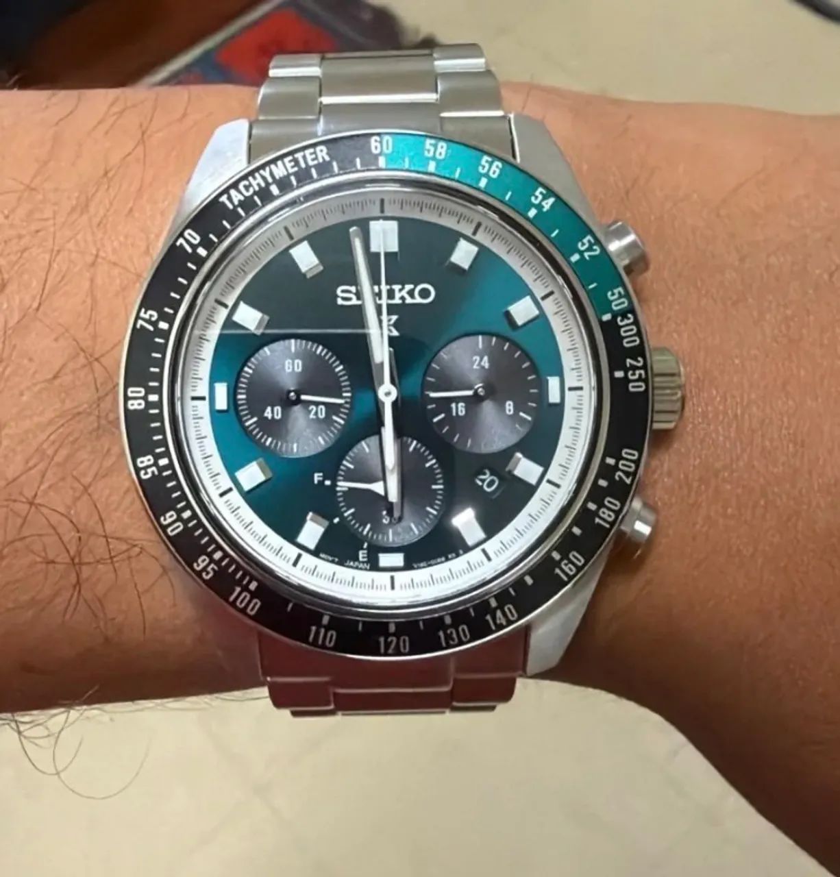 Relógio Seiko Prospex Speedtimer Deep Green Novo - Acessórios