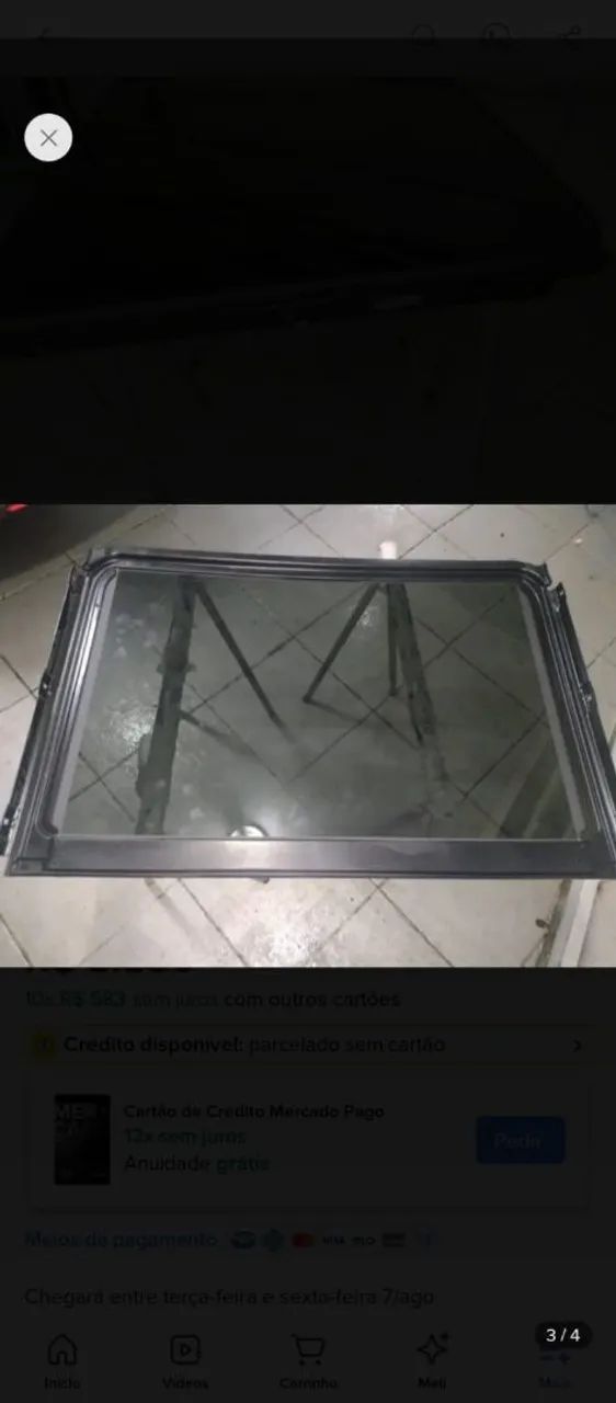 Teto solar automotivo 