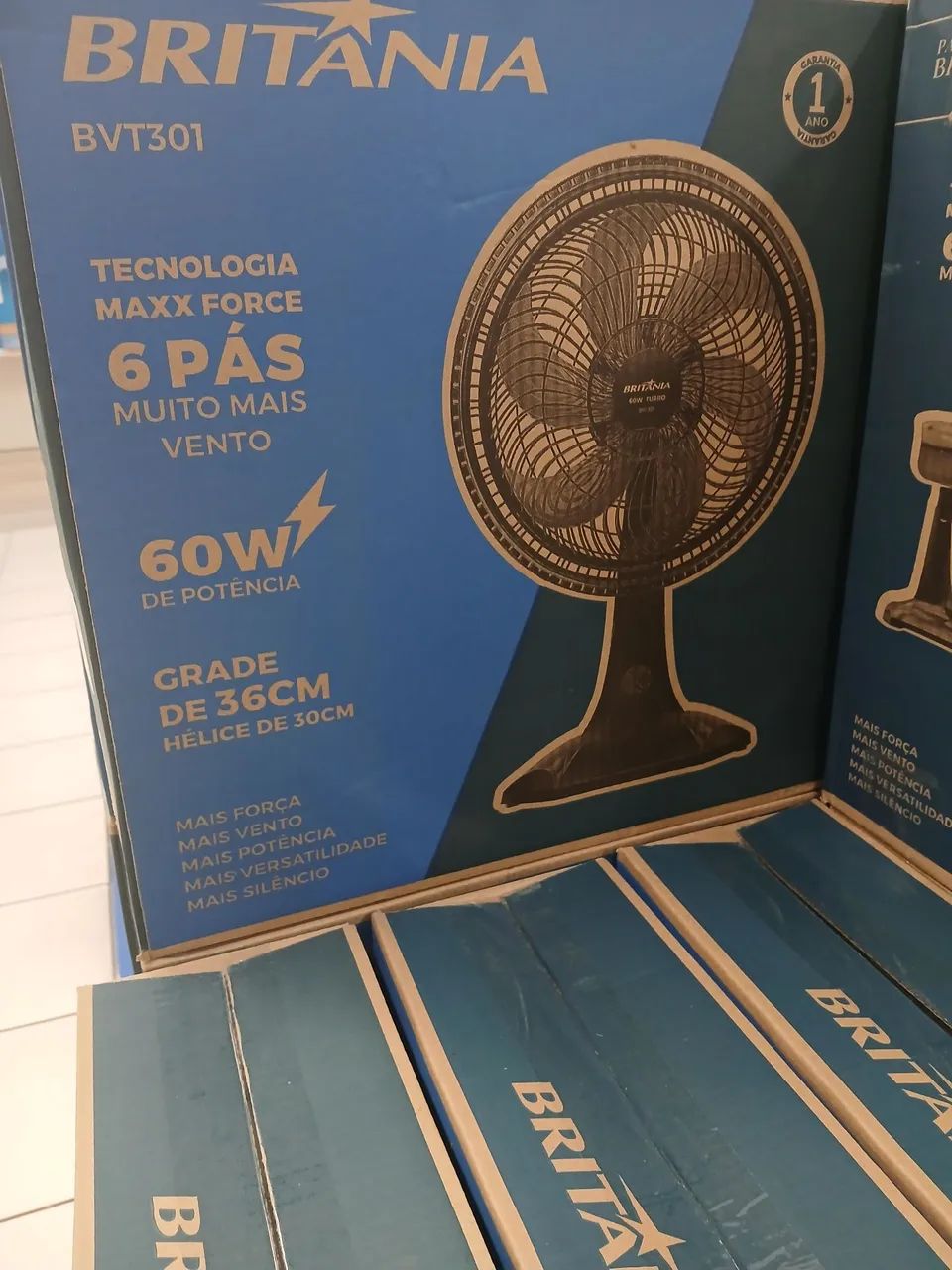 Oportunidade Ventilador lacrado Novo só ponto montar top 6 hélice turvo 149$  - Foto 2