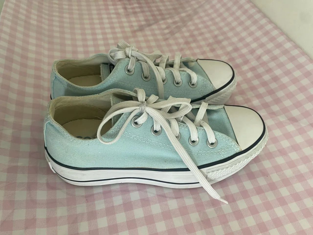 All Star Plataforma Azul Bebê  - Foto 5