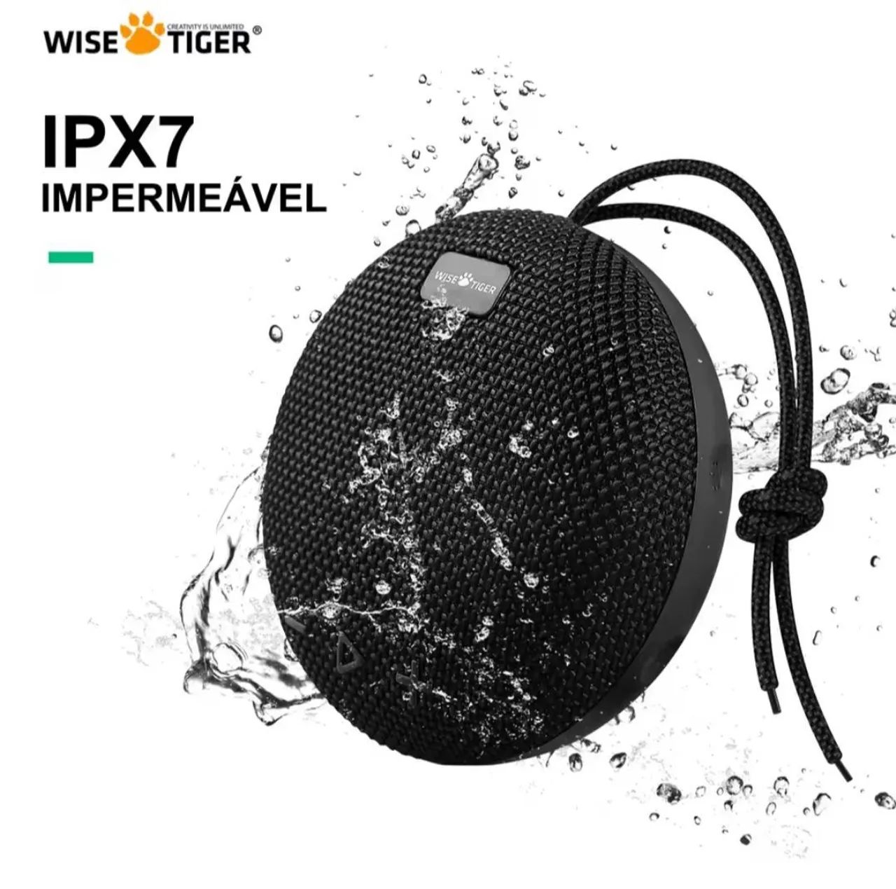 Caixa de Som Bluetooth Wisetiger Premium (Original e Lacrado) - Foto 5
