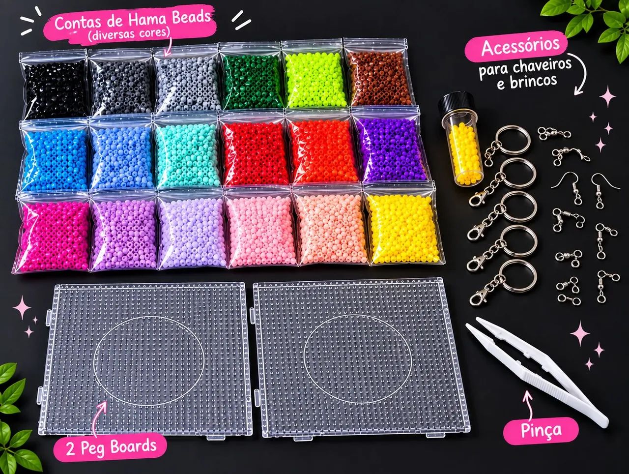 Kit Hama beads para Pixel arte 