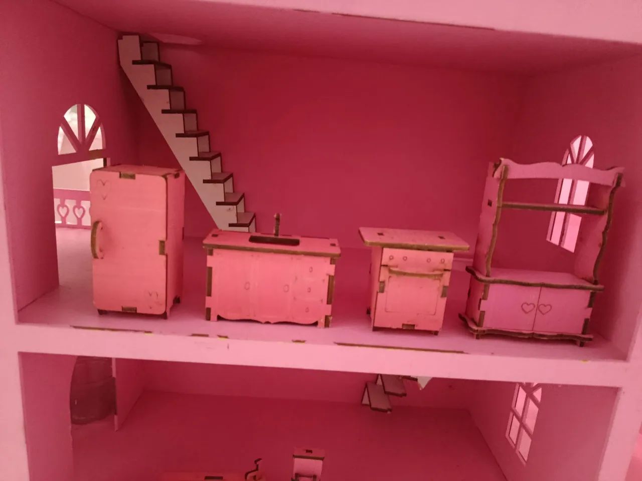 Casa de boneca em mdf - Foto 5