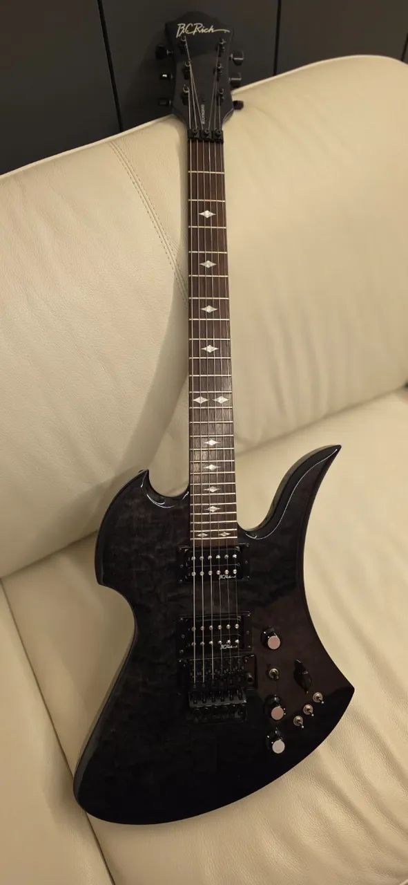 Guitarra B.C. Rich Monckingbird TransGreen  - Foto 5