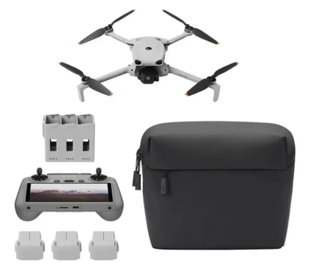 Drone DJI LITO X1 Combo Fly More (com tela) LACRADO