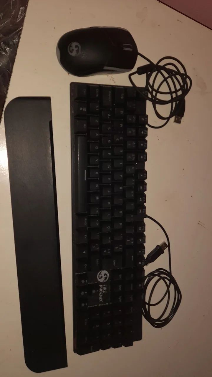 Kit teclado gamer + mouse pad 