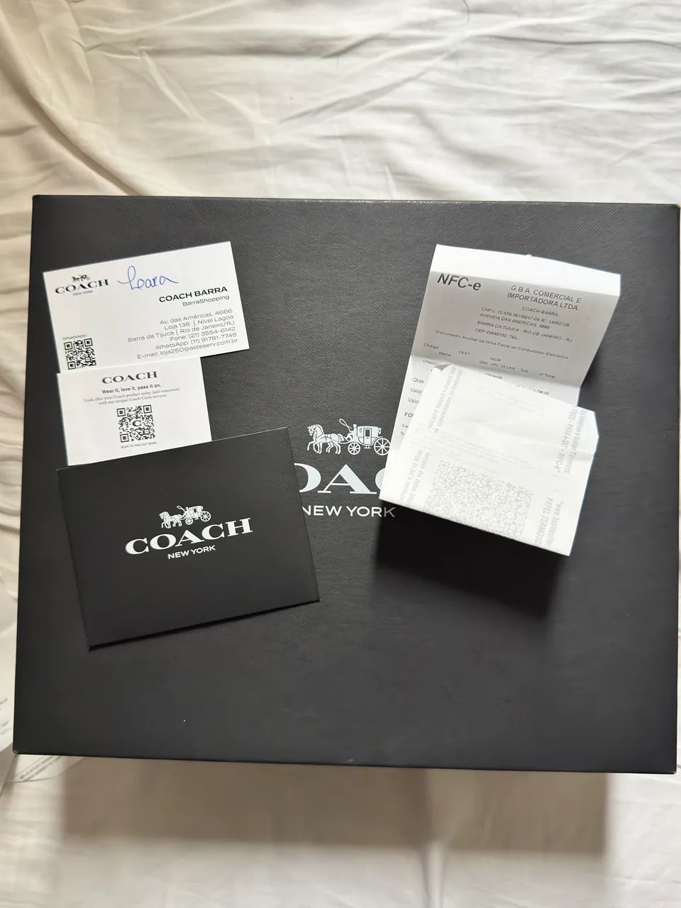 Pochete Coach Charter 7 - CINZA - Rara - Foto 5