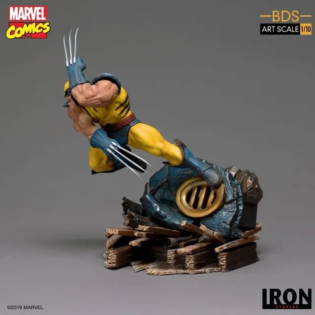 Nunca exposts Estatua Wolveriene Marvel Comics BDS 1:10 Art Scale  - Foto 3