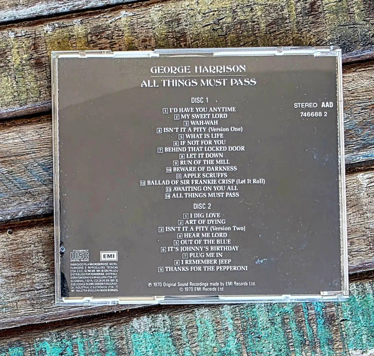 CD duplo George Harrison - All Things música Pass - Foto 2