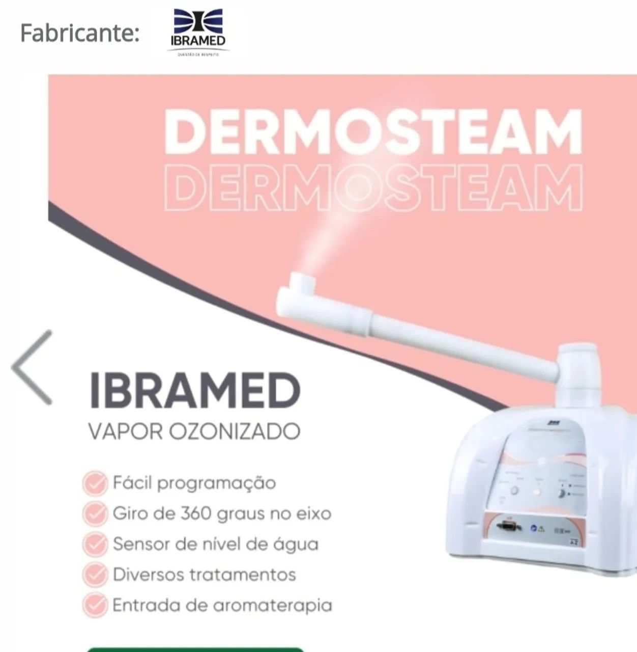 Vapor para limpeza de pele - Foto 2