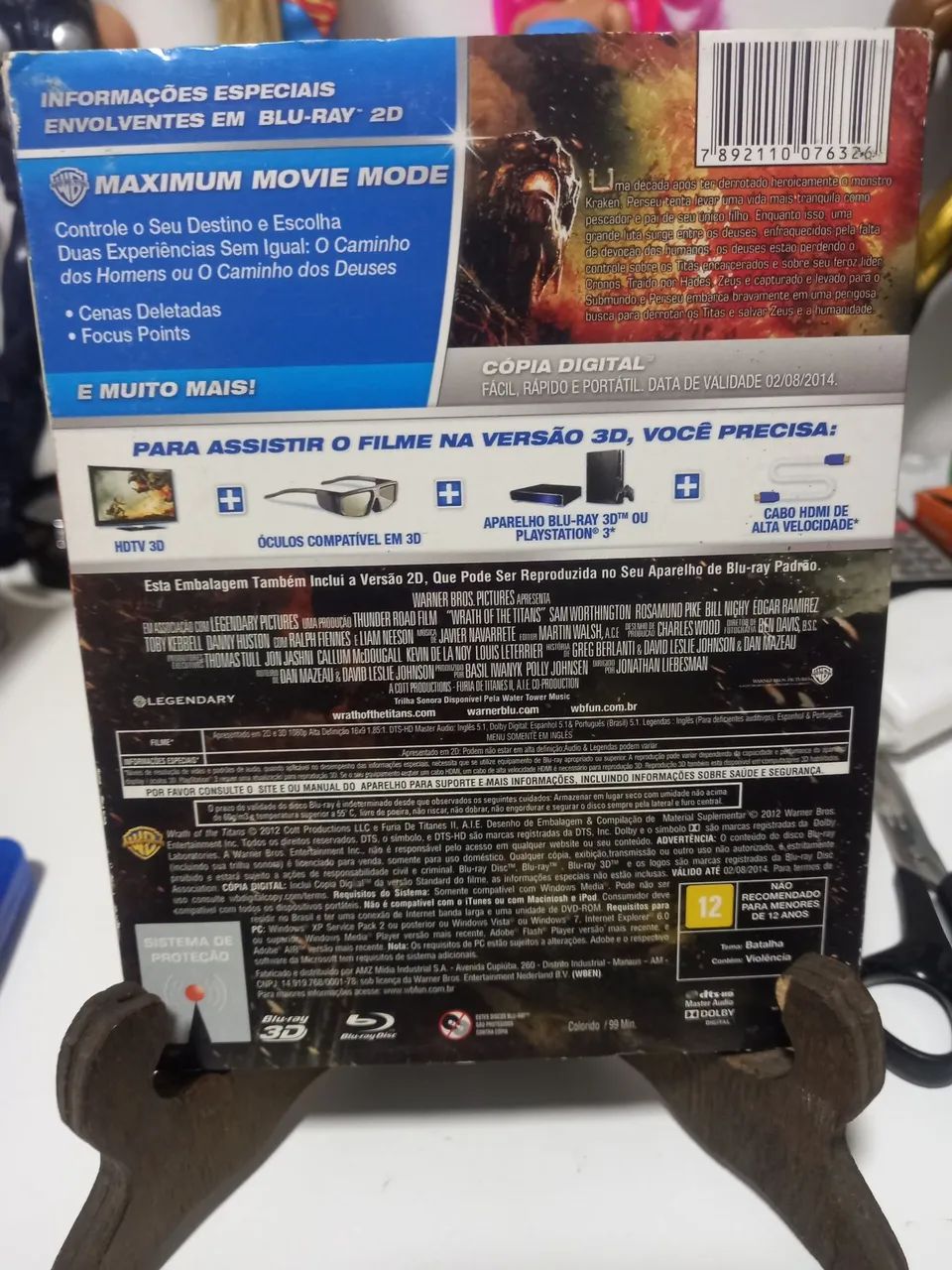 BLU-RAY FURIA DE TITAS 2 3D - Foto 2