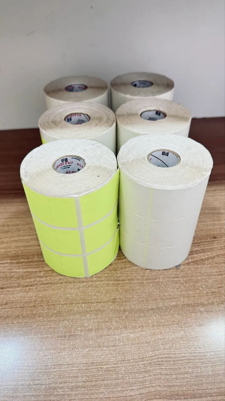 Bobina para preço bipartida fluorescente  - Foto 2