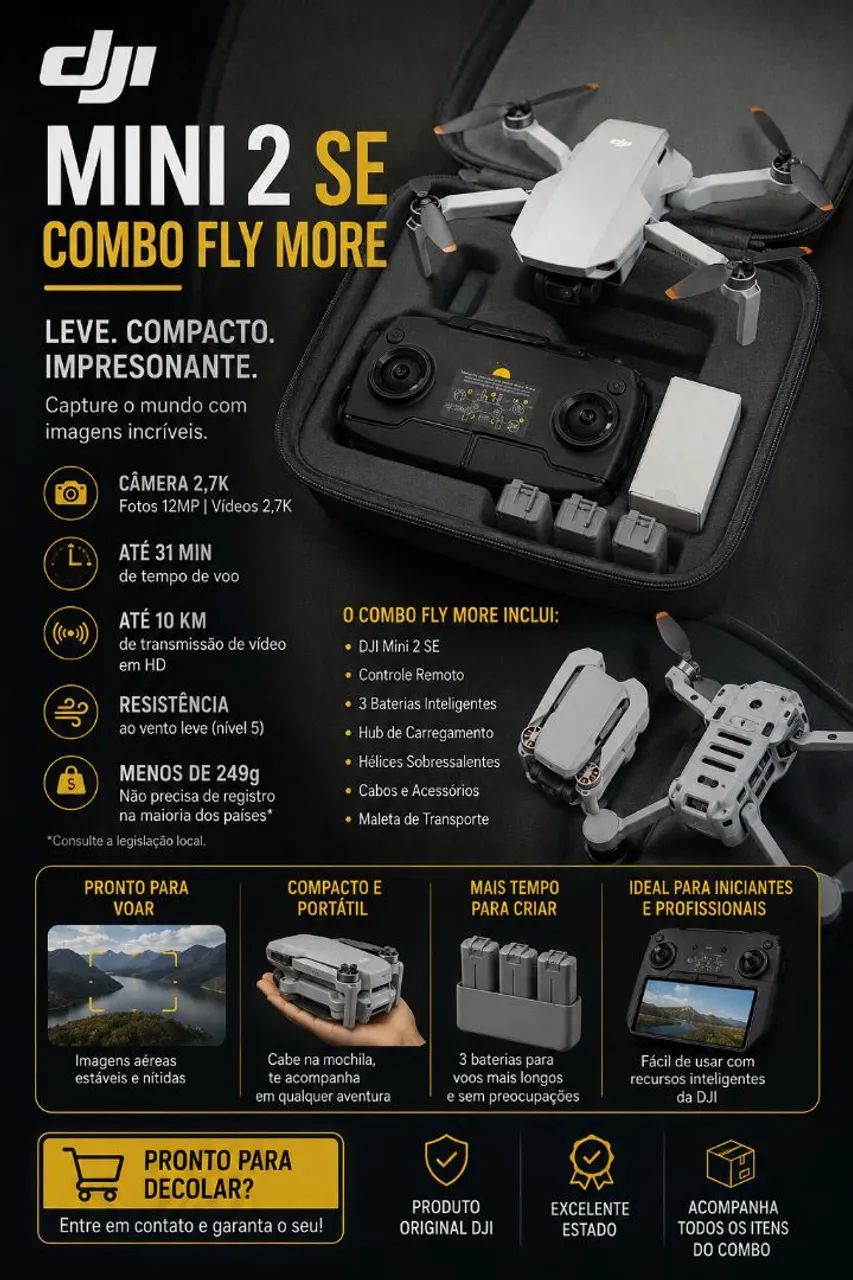 DRONE DJI  Vendo ou Troco 