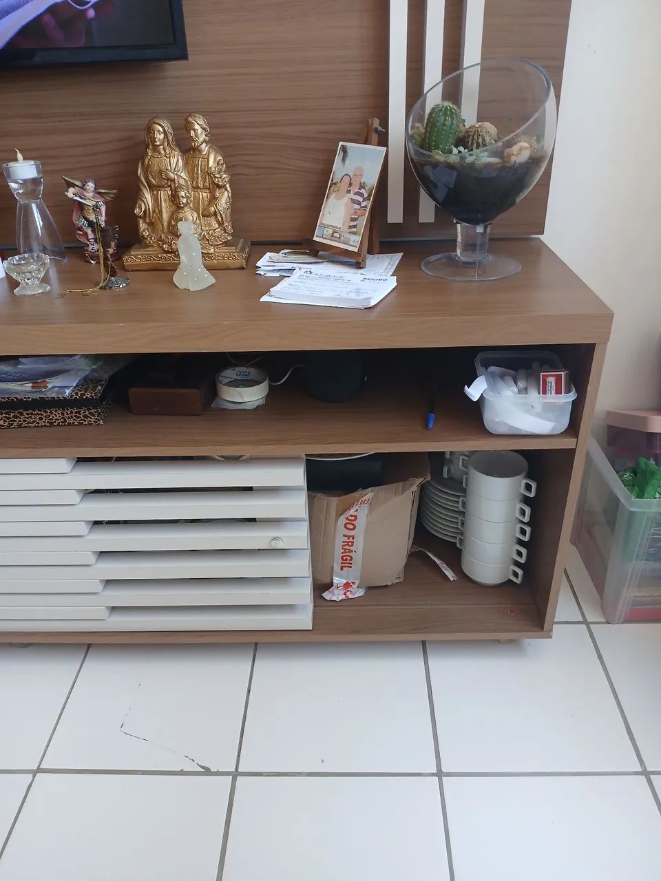 Rack com painel semi novo - Foto 3
