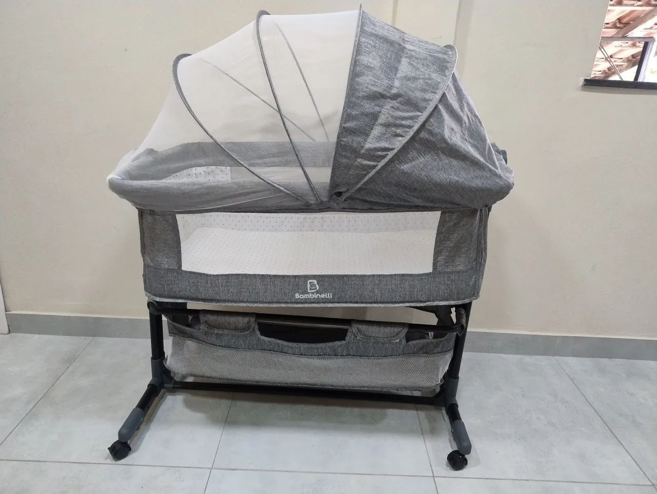 Mini Berço Moisés para bebê acoplar na cama  - Foto 5