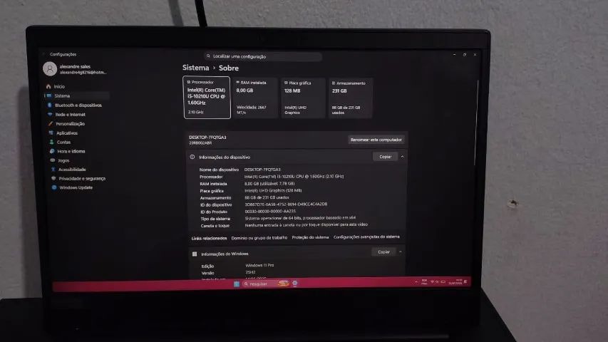 NOTEBOOK LENOVO E14 I5 10° 8GB 256GB - Foto 2