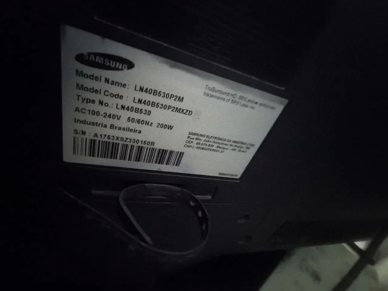 Televisão Samsung 40 polegadas (não é smartv) - Foto 4