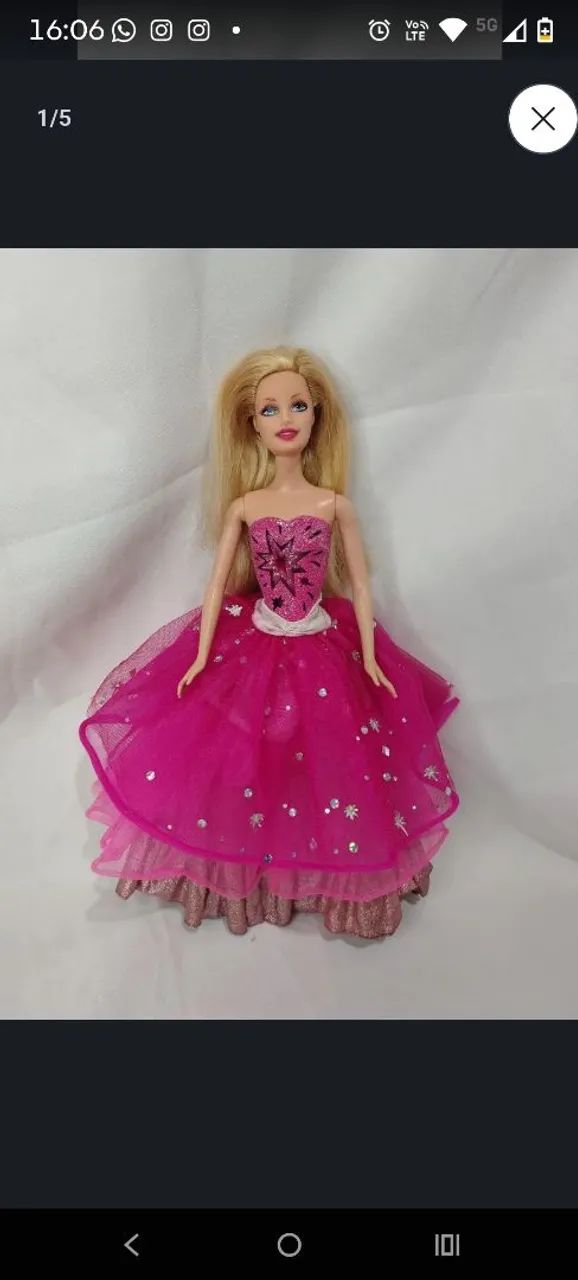Barbie Moda e Magia e boneca Pocahontas - Foto 2