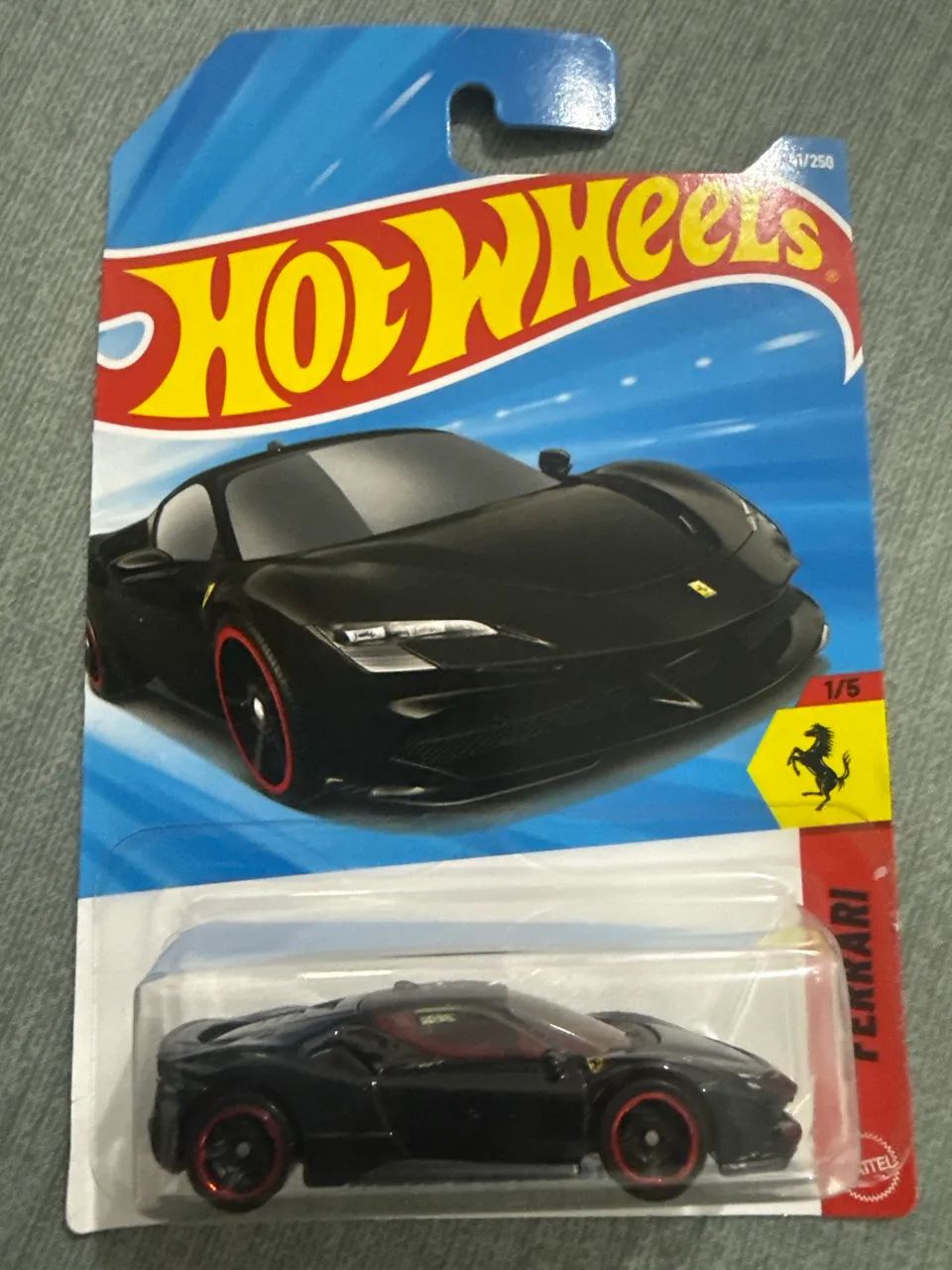 Hot Wheels Ferrari SF90 Stradale Preta 