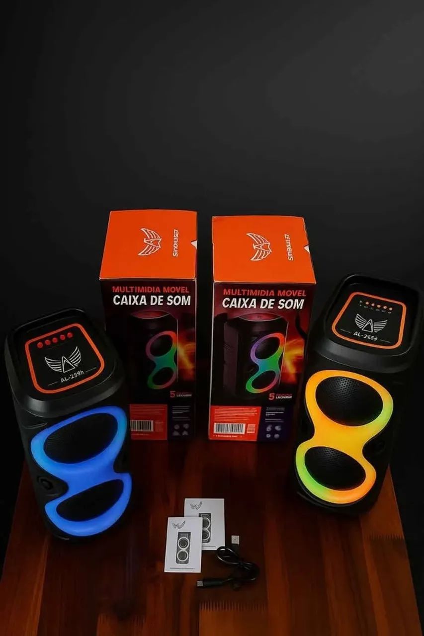 Caixa de Som Multimidia RGB
