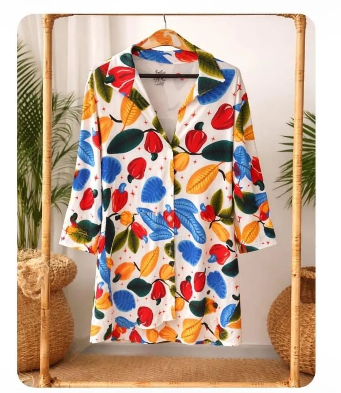 Saída de banho cores floral NOVA