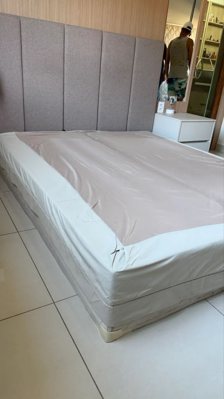 OPORTUNIDADE CAMA BOX  SOMENTE A BASE ÓTIMO ESTADO  - Foto 3