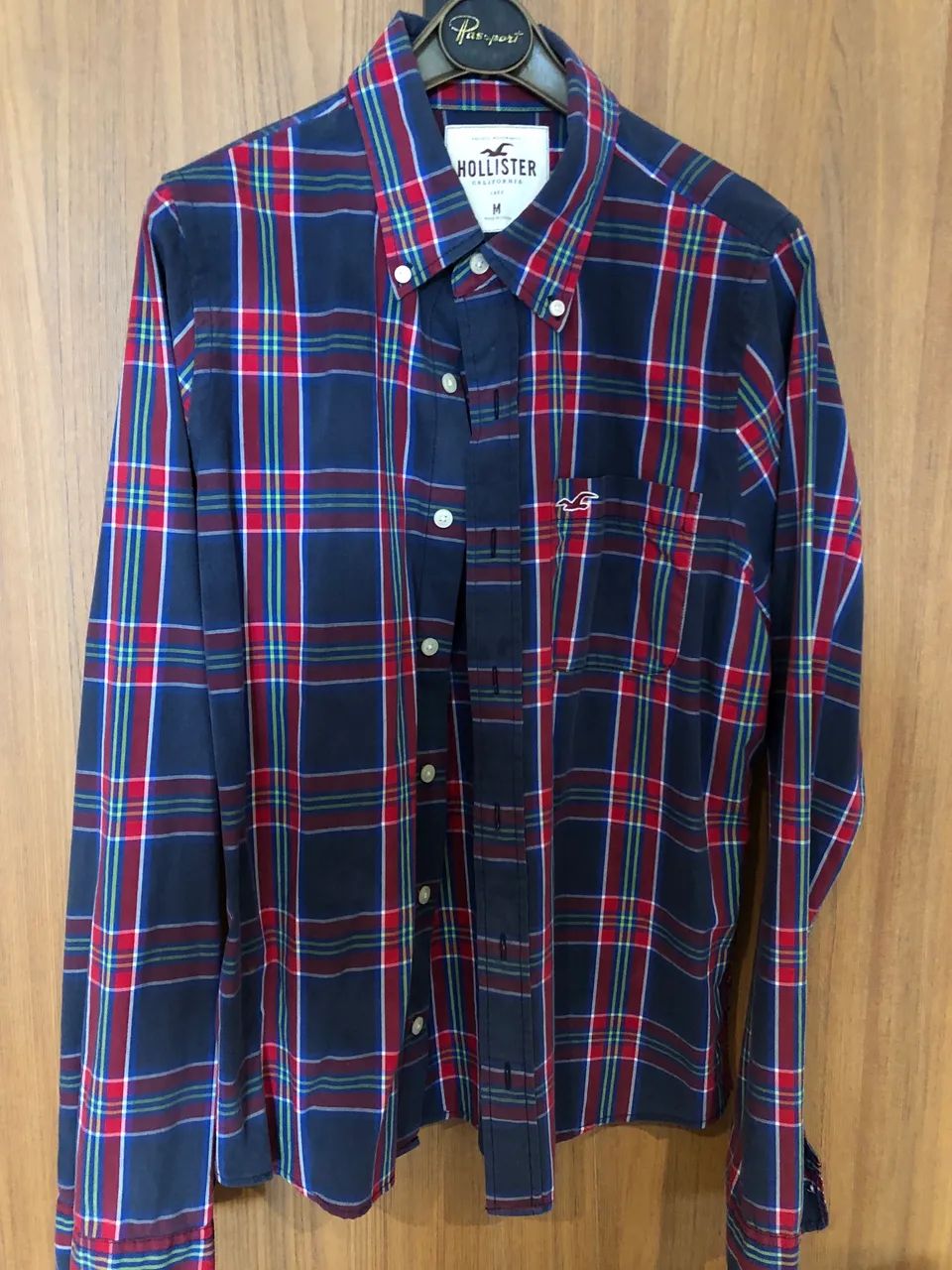 Camisa xadrez HOLLISTER 