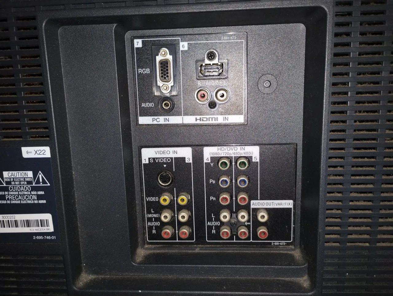 TV Sony 46 Polegadas Modelo KLV46S200A Defeito na Tela - Foto 4