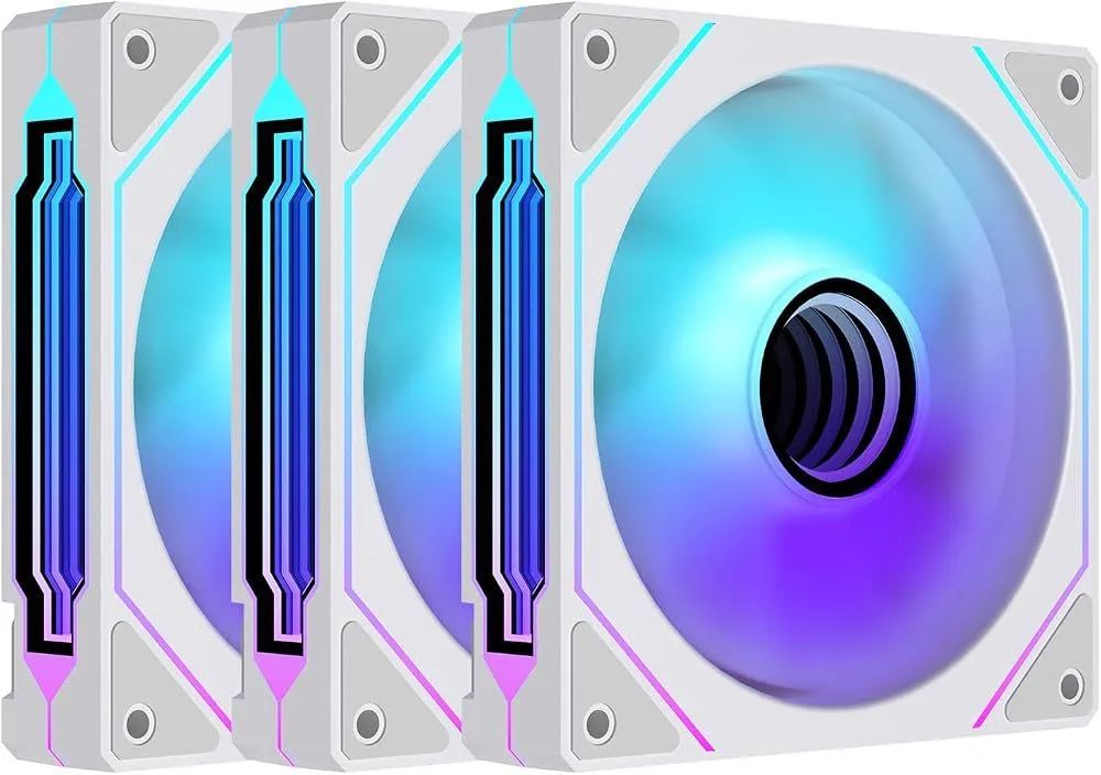 Kit 3 Ventoinhas Prism 4 Pro ARGB (4Pinos PWM) (3Pinos ARGB) - Foto 4