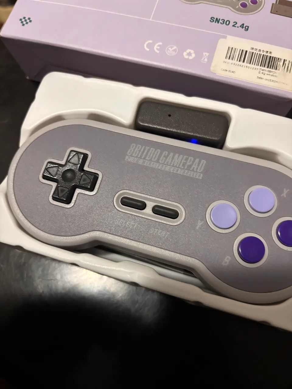 Controle 8bitdo super Nintendo 