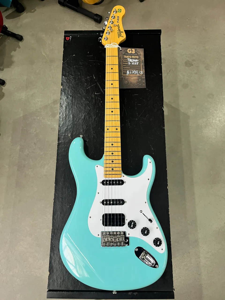 Fender mustang modern player p90 guitarra - Instrumentos musicais