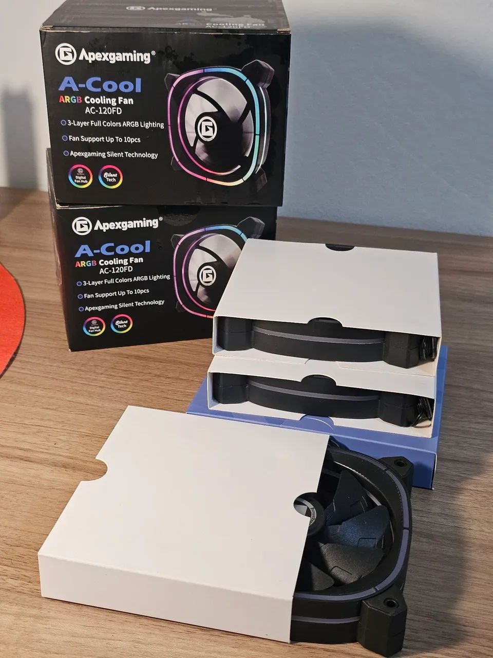 Cooler fun gamer RGB Apexgaming - Foto 2