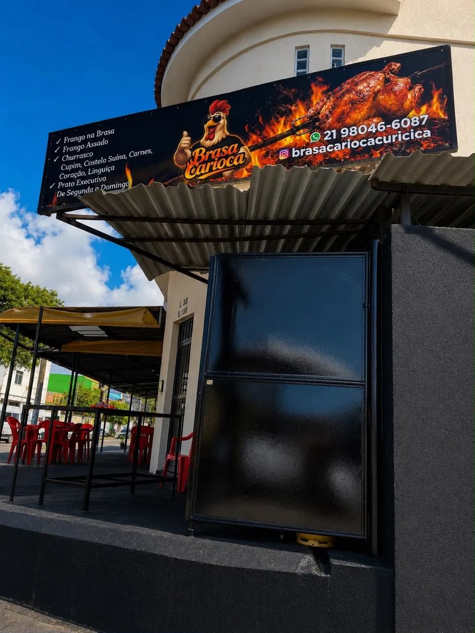 PASSO PONTO DE FRANGO E COMIDA.