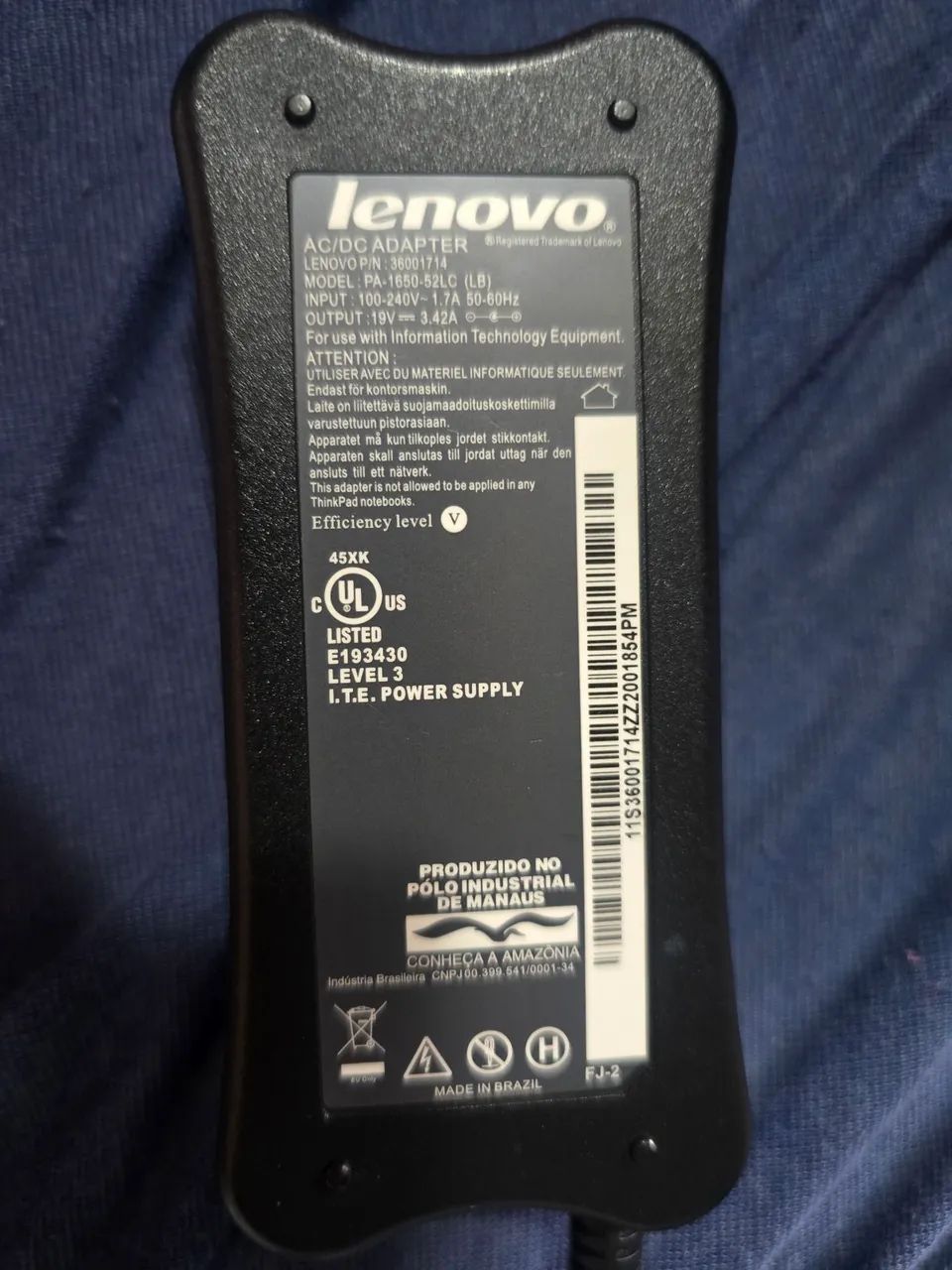 Carregador Notebook Lenovo